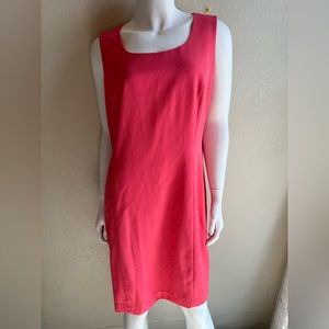3/$15 Atrium Hot Pink Square Neck Mini Dress